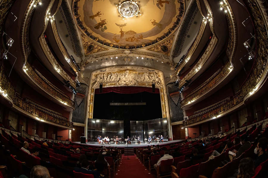 “Ópera em pauta” no Theatro Municipal de São Paulo (divulgação TMSP, Larissa Paz) “Ópera em pauta” no Theatro Municipal de São Paulo (divulgação TMSP, Larissa Paz)