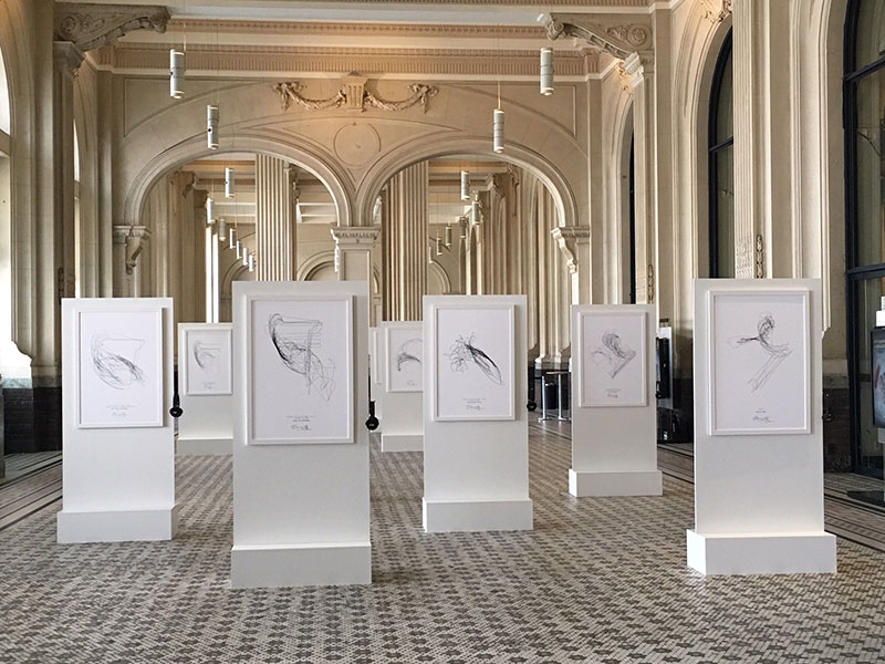 Vista geral da exposição ‘Música para os olhos’ [Divulgação]