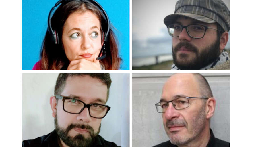 Jelena Novak, Yuri Colossale, Alex Aguilera e Johaness Blumm (em sentido horário) [Fotos Divulgação/Palácio das Artes]