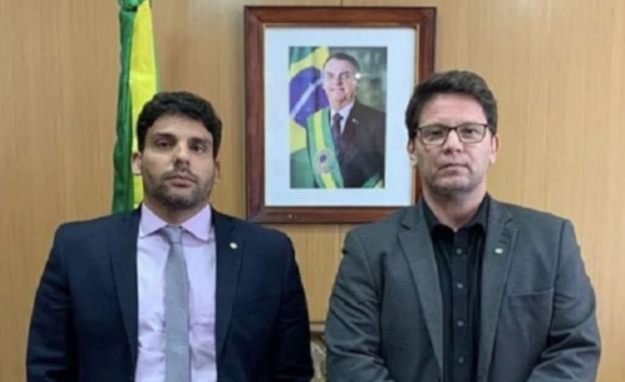 André Porciúncula (Secretario de Fomento) e Mario Frias (Secretário Especial da Cultura) [divulgação]