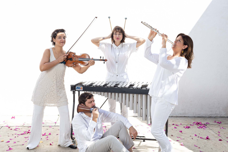 Os músicos do Baderna Moderna [Divulgação/Nicolle Comis]