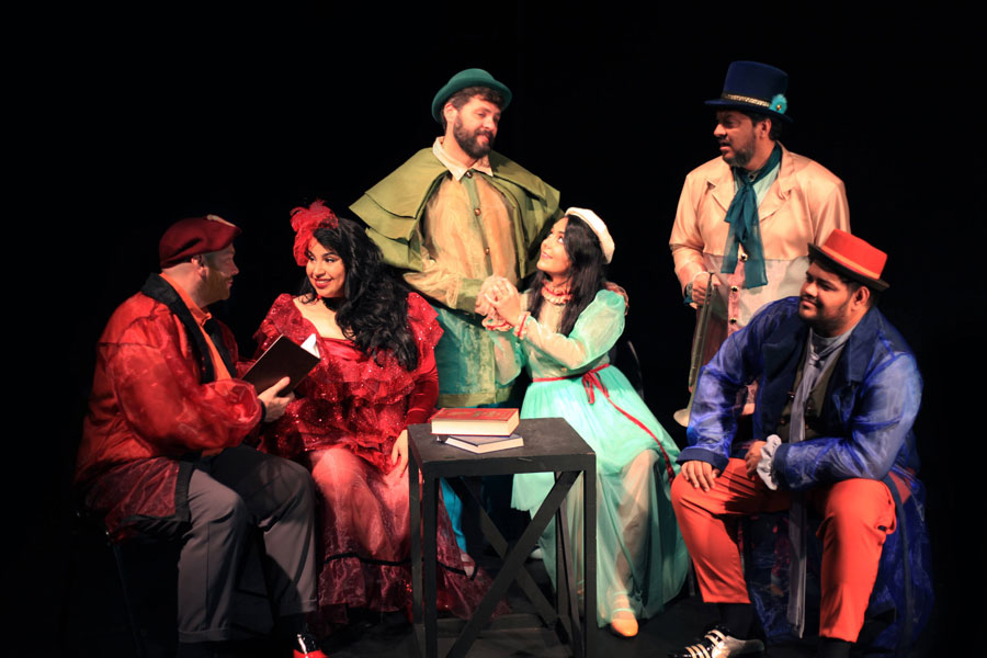 Produção de La bohème, apresentada no Teatro Bradesco [Divulgação]