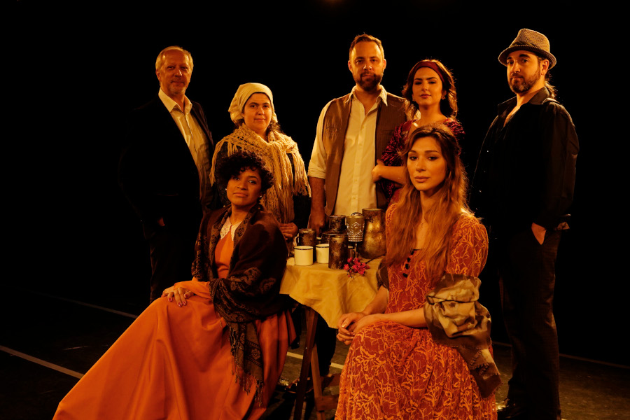 Elenco da ópera "Cavalleria rusticana", de Mascagni [Divulgação]