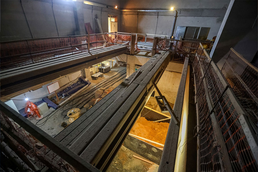 Obras do Teatro Italiano do Multipalco Eva Sopher (reprodução Facebook)