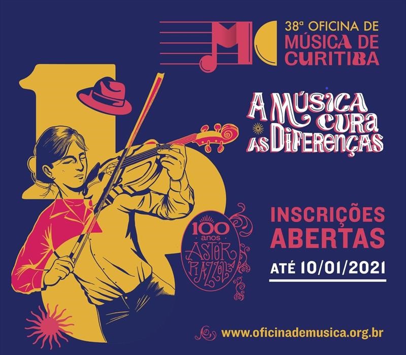 Cartaz da Oficina de Música de Curitiba Cartaz da Oficina de Música de Curitiba