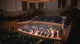 Filarmônica de Minas Gerais no concerto de 5 anos da Sala Minas Gerais [divulgação / Bruna Brandão]