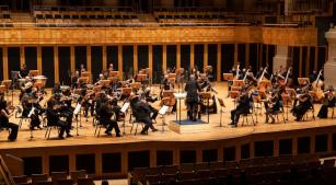Primeiro concerto presencial da Osesp, após mais de 200 dias (divulgação / Mariana Garcia)