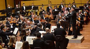 Ospa sob regência de Evandro Matté na inauguração da Casa da Música [Divulgação Ospa / Maí Yandara]