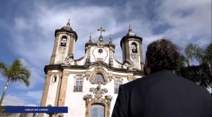 Igreja do Carmo, em Ouro Preto (reprodução YouTube)
