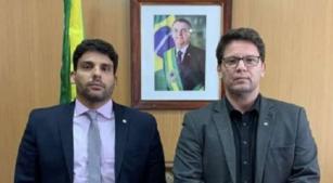 André Porciúncula (Secretario de Fomento) e Mario Frias (Secretário Especial da Cultura) [divulgação]