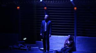 Cena de 'Os Capuletos e os Montéquios', de Bellini, no Theatro São Pedro [Divulgação/Heloisa Bortz]