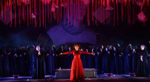 Cena da ópera Maria Stuarda [Divulgação]