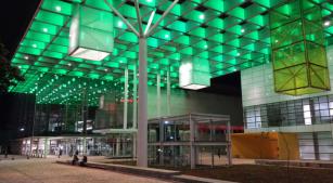 Fachada do complexo da Sala Minas Gerais, em Belo Horizonte [foto: Revista CONCERTO]