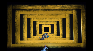 Cena da ópera 'Wozzeck' apresentada pela Ópera de Zurique [Divulgação]