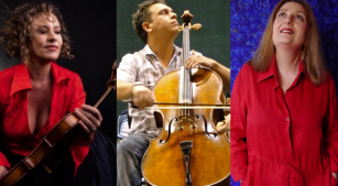 Ana de Oliveira, Mauro Brucoli e Anna Maria Kieffer [Reprodução]