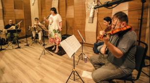 Gravação do CD "Nossos espíritos livres" [Divulgação]