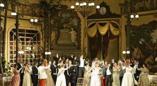 Cena da produção de 'O morcego', da Ópera de Viena [Divulgação]
