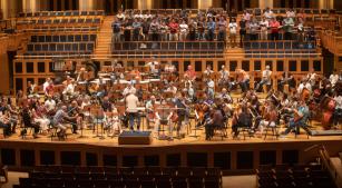 Ensaio de 'A danação de Fausto', na Sala São Paulo [Divulgação/Laura Manfredini]