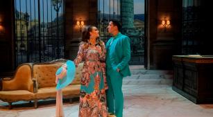 Cena de 'O Rapto do Serralho', no Theatro São Pedro [Divulgação/Heloisa Bortz]