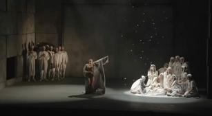 Cena de Dido e Enéas, produção do Theatro São Pedro de São Paulo (reprodução YouTube)