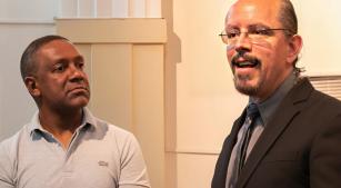 Professor Jesus e Emiliano Patarra durante anúncio da temporada [Divulgação/Michel Wakin]