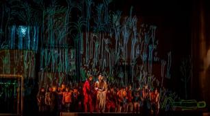 Cena da produção de 'O guarani', no Theatro Municipal de São Paulo [Divulgação]