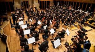 Orquestra Jovem do Estado durante concerto na Sala São Paulo [Divulgação/Heloisa Bortz]