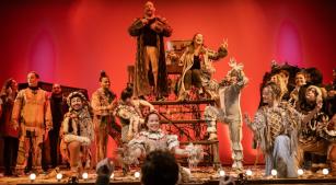 Cena da montagem gaúcha de 'I pagliacci' [Divulgação/OSPA]