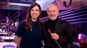 Roberta Martinelli e Júlio Medaglia, apresentadores do Prelúdio [Divulgação]