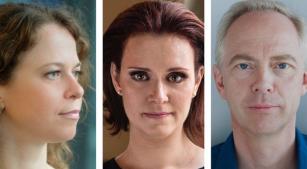 A pianista Galya Kolarova, a soprano Gabriella Pace e o violoncelista Kim Bak Dinitzen [Divulgação]