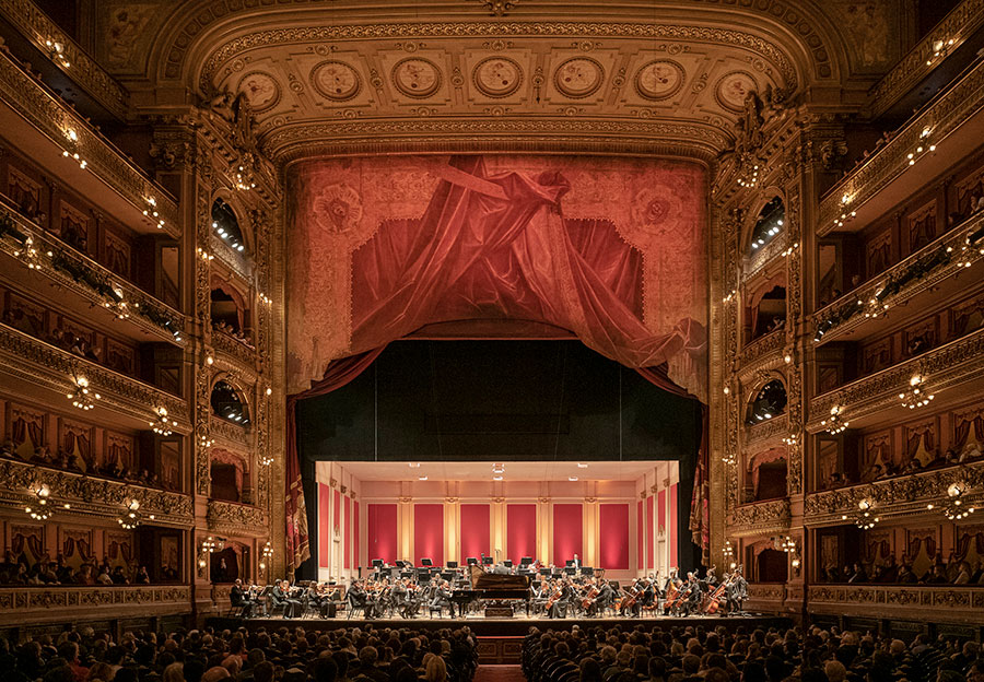 A Ospa no Teatro Colón de Buenos Aires (divulgação, Máximo Parpagnoli) A Ospa no Teatro Colón de Buenos Aires (divulgação, Máximo Parpagnoli)