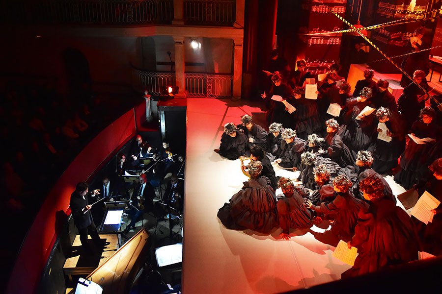 Ópera produzida pela Ospa no Theatro São Pedro em 2019 (divulgação) Ópera produzida pela Ospa no Theatro São Pedro em 2019 (divulgação)